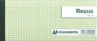 EXACOMPTA Carnet à souche "Reçus", 90 x 130 mm horizontal