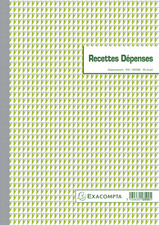 EXACOMPTA Manifold "Recettes et Dépenses", 297 x 210 mm