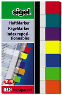 sigel Marque-page repositionnable Transparent mini, 50x12 mm