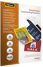 Fellowes Pochette de plastification, autocollant, A3