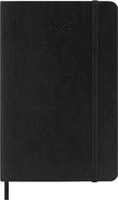 MOLESKINE Agenda de poche 2026, semainier, P/A6, noir