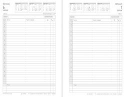 CHRONOPLAN Buchkalender Business Edtition 2026, A5, schwarz – Image 3