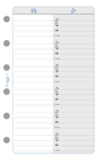 EXACOMPTA Recharge pour Exatime 14, feuillet quadrillé 5 x 5