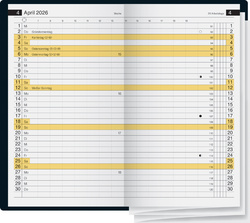 rido idé Taschenkalender "Miniplaner d15", 2026, schwarz – Image 2