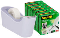 3M Scotch Dévidoir de bureau multipack C18, lavande