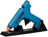 LogiLink Pistolet à colle, 80 watts, sans câble, bleu