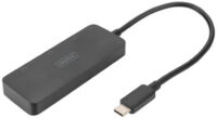 DIGITUS Hub vidéo MST, 3 ports, USB-C - 3x DisplayPort