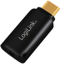 LogiLink Adaptateur audio - USB-C, noir