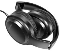 LogiLink Casque stéréo, avec microphone, noir