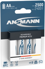 ANSMANN Pile rechargeable NiMH maxE, Mignon (AA), 2.500 mAh