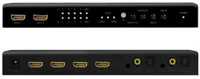 LogiLink Commutateur HDMI Matrix 4K/60Hz, Downscaler – Image 2
