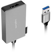 LogiLink Adaptateur vidéo USB 3.0 - HDMI Vidéo, gris