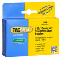 TACWISE Agrafes 140/12 mm, acier inoxydable, 2.000 pièces