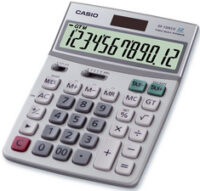 CASIO Calculatrice de bureau DF-120 ECO, solaire / pile