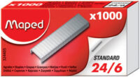 Maped Agrafes 24/6, grand emballage, zingué