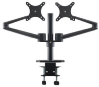 ALBA Bras pour écran TFT/LCD MHARMFD N, 2 écrans, noir