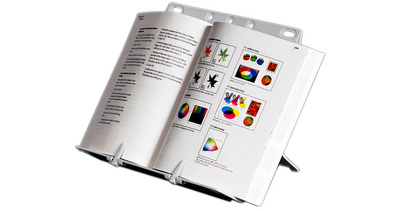 Fellowes Porte-copies/serre-livres BookLift, argent – Image 2