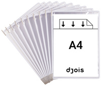 djois by tarifold Poche à pivot, A5, blanc