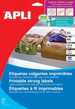 APLI Etiquette imprimable à fil, blanc, 36 x 53 mm