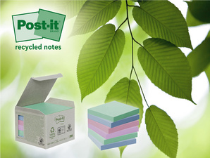 Post-it Bloc-note adhésif Recycling notes, 51x38 mm, assorti – Image 4