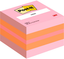 Post-it Bloc-note cube notes mini, 51 x 51 mm, multicolore – Image 3