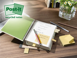 Post-it Bloc-note adhésif Recycling z-notes, 76x76 mm, jaune – Image 2