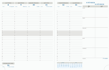 EXACOMPTA Agenda de bureau "Horizon 27", 2026, Barbara, noir – Image 3