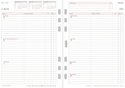 CHRONOPLAN Wochenplan 2026, 1 Woche/2 Seiten, A5, Zeile – Image 3