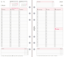 CHRONOPLAN Wochenplan 2026, 1 Woche/2 Seiten, Midi, Zahlen – Image 3