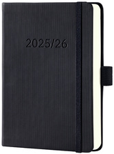 sigel Agenda planning Conceptum 2025/2026, env. A6, noir
