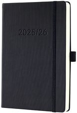 sigel Agenda planning Conceptum 2025/2026, env. A5, noir