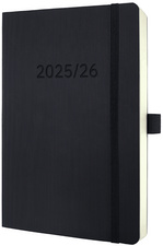 sigel Agenda planning Conceptum 2025/2026, env. A5, noir