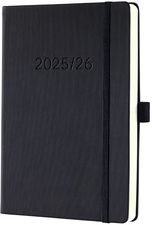 sigel Agenda planning Conceptum 2025/2026, env. A5, noir