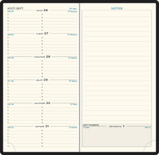 EXACOMPTA Agenda de poche "Espace 17", Barbara, 2026, noir – Image 3