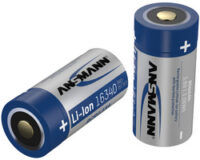 ANSMANN Pile rechargeable Li-Ion 16340, 3,6 V, 850 mAh