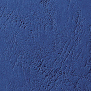 GBC Couverture de reliure grain cuir, A4, bleu royal