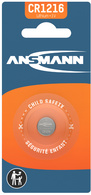 ANSMANN Pile bouton au lithium CR1216, 3 Volt, blister d'1