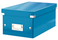 LEITZ Boîte de rangement pour DVD Click & Store, bleu