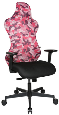 Topstar Chaise de bureau "Sitness RS Sport", noir/rose