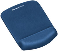 Fellowes Repose-poignet PlushTouch avec tapis de souris,bleu