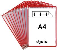 djois by tarifold Poche à pivot, A5, rouge