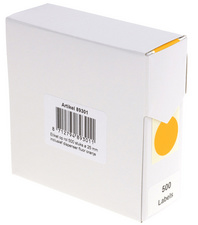 rillprint Pastille de couleur, diamètre: 50 mm, orange fluo