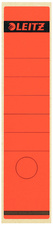 LEITZ Etiquette pour dos de classeur, 61 x 285 mm, rouge