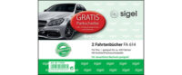 sigel Formularbuch "Fahrtenbuch Pkw" mit GRATIS Parkscheibe