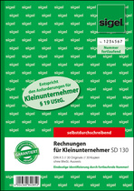 sigel Formularbuch "Rechnungen" für Kleinunternehmer