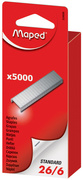 Maped Agrafes 26/6, grand paquet, zingué