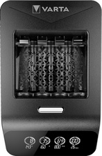VARTA Chargeur LCD Ultra Fast Charger+, avec 4x piles Mignon