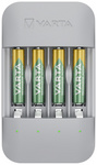 VARTA Chargeur ECO Charger Pro Recycled, avec 4x Micro AAA