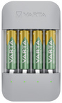 VARTA Chargeur ECO Charger Pro Recycled, avec 4x Micro AA