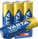 VARTA Pile alcaline "LONGLIFE POWER", Mignon AA, pack de 12